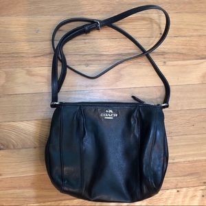Leather Coach bag, Colette Swingpack